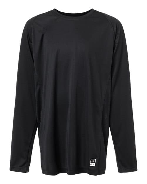 HUK Youth Pursuit Long Sleeve T-Shirt in Black