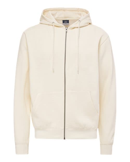 MV Sport Unisex Retro Heather Full-Zip Hooded Sweatshirt