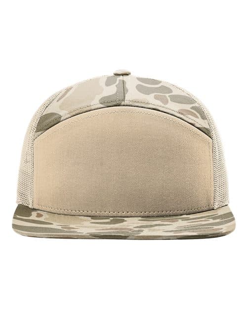 Richardson Printed Seven-Panel Trucker Cap