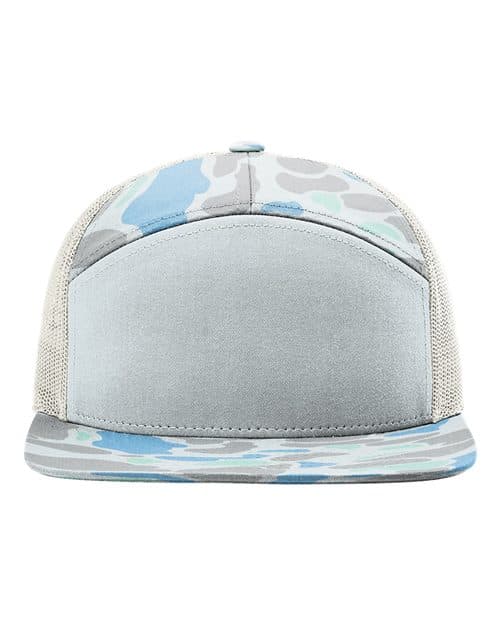 Richardson Printed Seven-Panel Trucker Cap