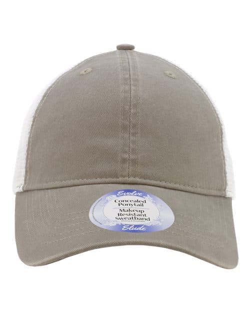 Infinity Her Women's Peached Twill Mesh Back Cap