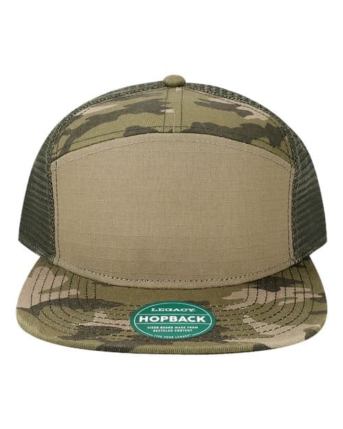 LEGACY Hopback Seven-Panel Trucker Cap