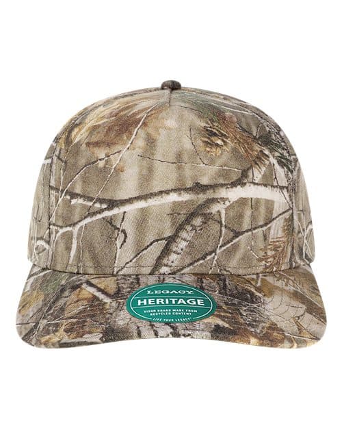 LEGACY Heritage Twill Cap in Brown Wood Camo