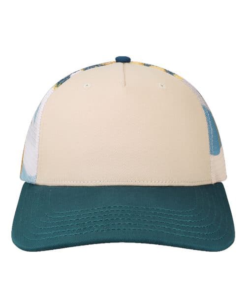 LOCALE Plain Front Five-Panel Trucker Cap