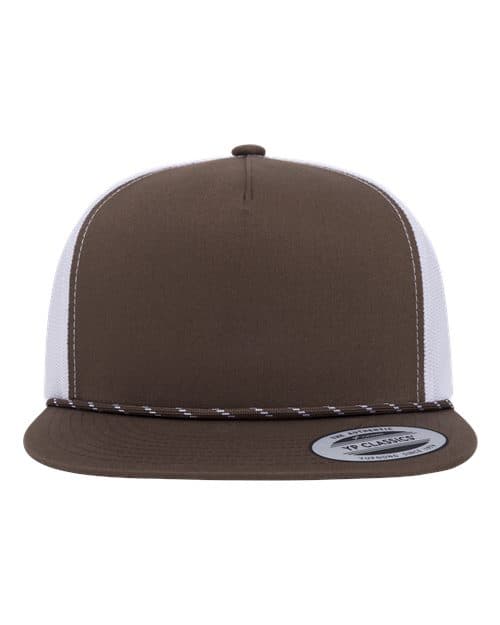 YP Classics Classic Five-Panel Trucker Rope Cap