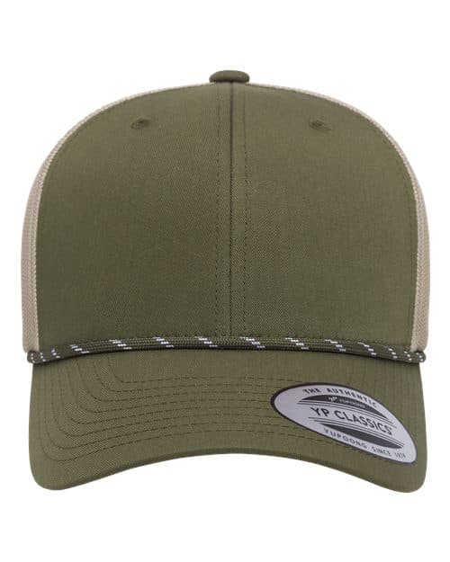 YP Classics Retro Trucker Rope Cap