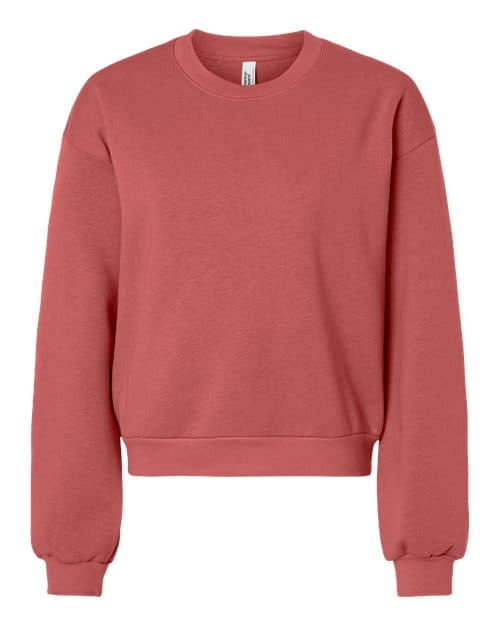 American Apparel Women's ReFlex Fleece Crewneck Sweatshirt