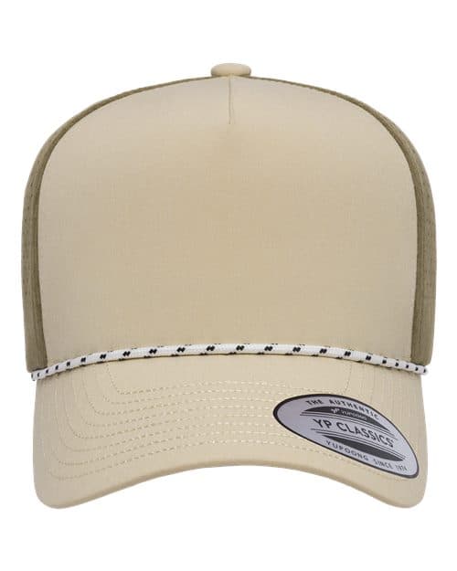 YP Classics Five-Panel Perforated Rope Cap