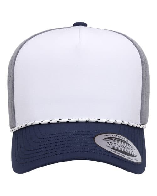 YP Classics Five-Panel Perforated Rope Cap