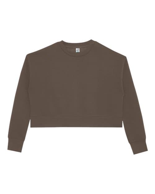 Lane Seven Women's Relaxed Cropped Crewneck Sweatshirt