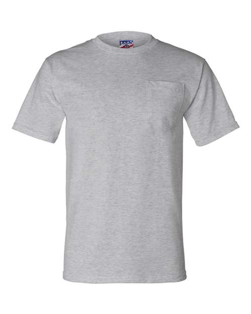 Bayside Unisex Union-Made Pocket T-Shirt