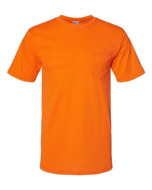 Bayside Unisex USA-Made 50/50 Pocket T-Shirt