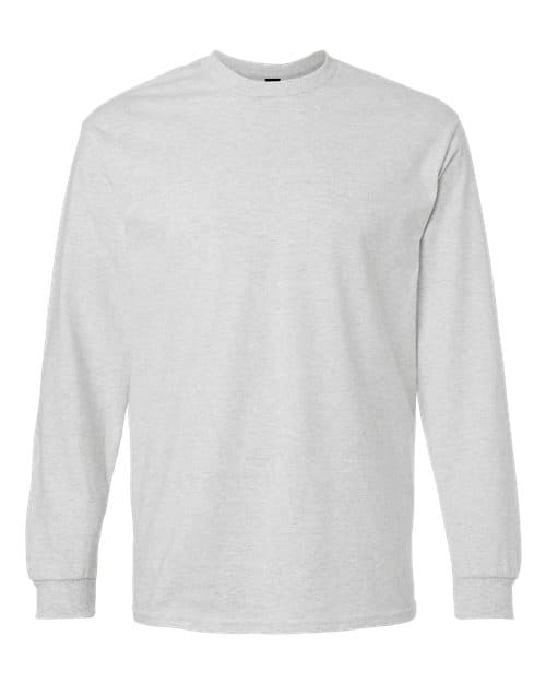 Gildan Unisex Ultra Cotton® Long Sleeve T-Shirt in Ash