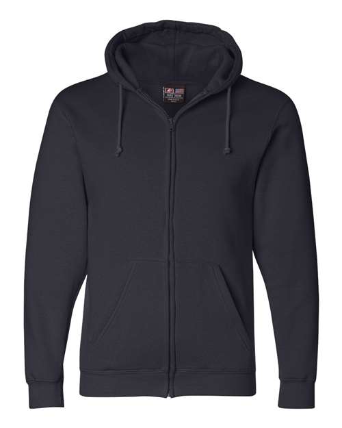 Bayside Unisex USA-Made Full-Zip Hooded Sweatshirt