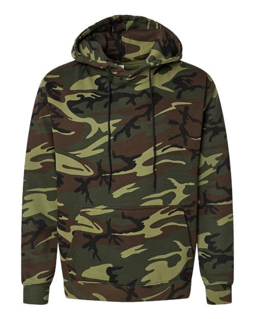 Code Five Unisex Camo Fleece Hoodie Sweatshirt