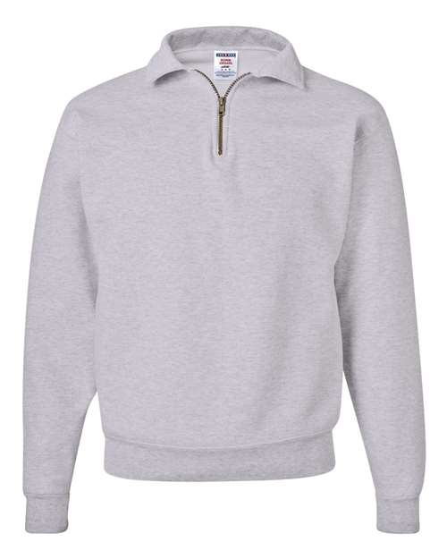 JERZEES Unisex Super Sweats NuBlend® Quarter-Zip Cadet Collar Sweatshirt