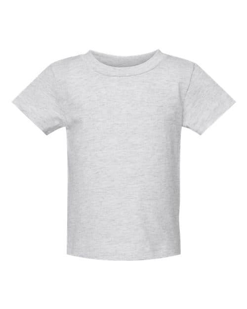 Rabbit Skins Infant Cotton Jersey Tee in Ash