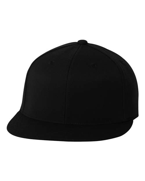 Flexfit 210® Flat Bill Cap in Black