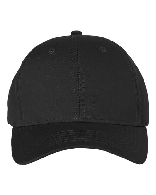 Valucap Cotton Twill Cap in Black