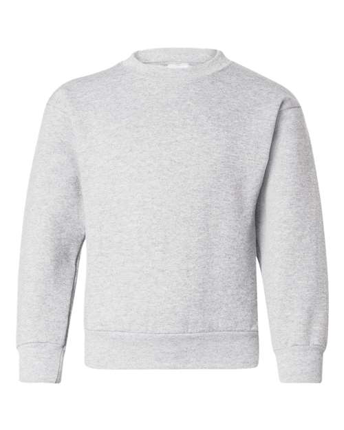 Hanes Youth EcoSmart® Crewneck Sweatshirt in Ash
