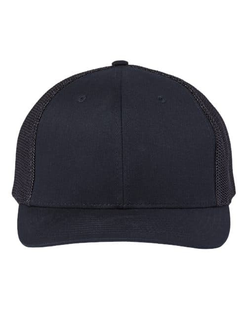 Richardson 112+ R-Flex Adjustable Trucker Cap in Black