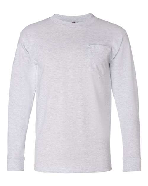 Bayside Unisex USA-Made Long Sleeve Pocket T-Shirt