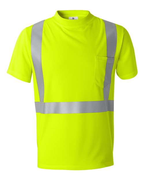 Kishigo Unisex High-Performance Microfiber T-Shirt in Lime