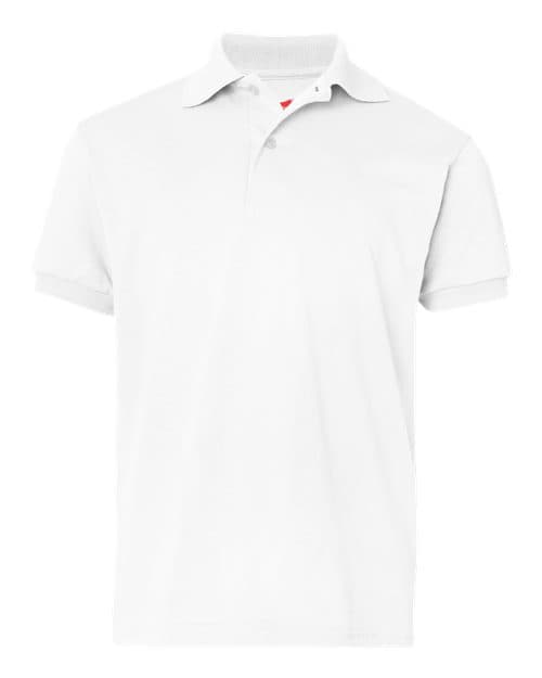 Hanes Youth EcoSmart® Jersey Polo