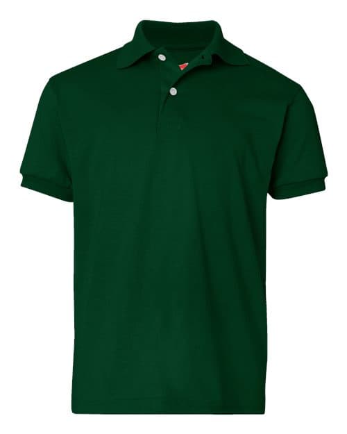 Hanes Youth EcoSmart® Jersey Polo