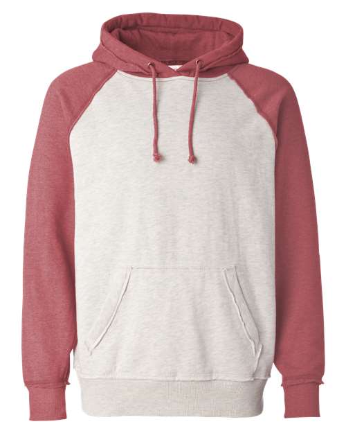 J. America Men's Vintage Heather Hooded Sweatshirt