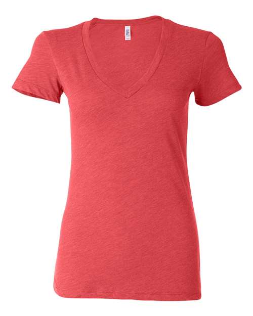 BELLA + CANVAS Women’s Triblend Deep V-Neck Tee