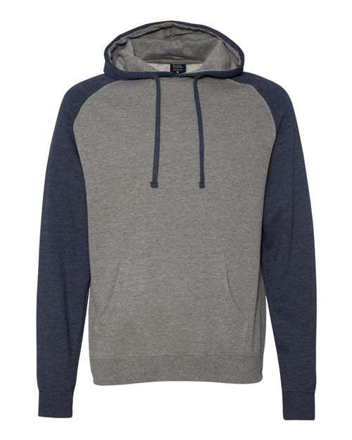 Independent Trading Co. Unisex Raglan Hooded Sweatshirt