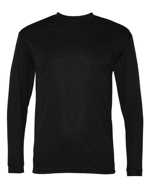 C2 Sport Unisex Performance Long Sleeve T-Shirt in Black
