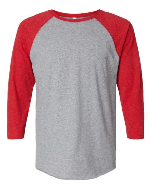 LAT Unisex Baseball Fine Jersey Three-Quarter Sleeve Tee