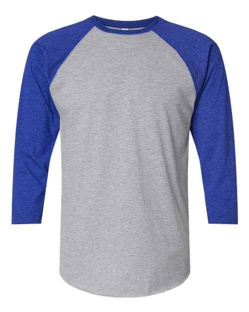LAT Unisex Baseball Fine Jersey Three-Quarter Sleeve Tee
