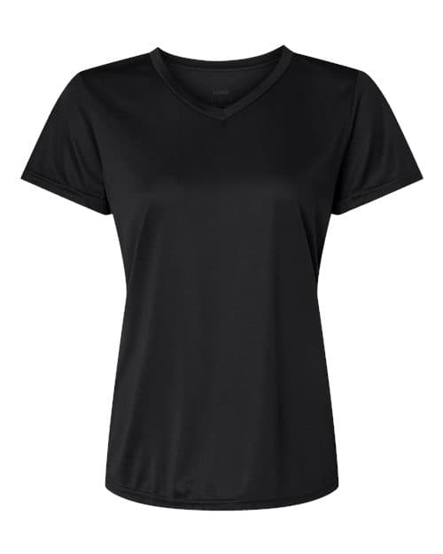 Augusta Sportswear Women's Nexgen Performance V-Neck T-Shirt in Black