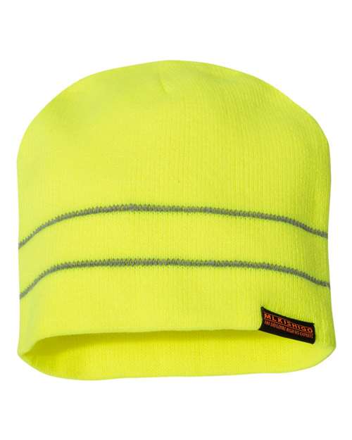 Kishigo High Viz Reflective Beanie in Lime