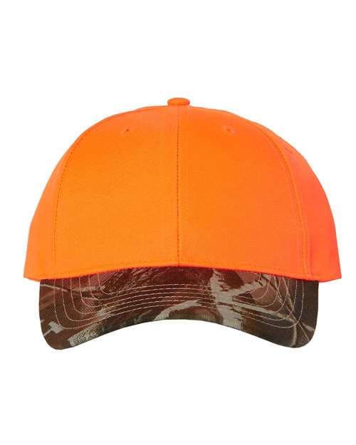 Kati Solid Crown with Camo Bill Cap