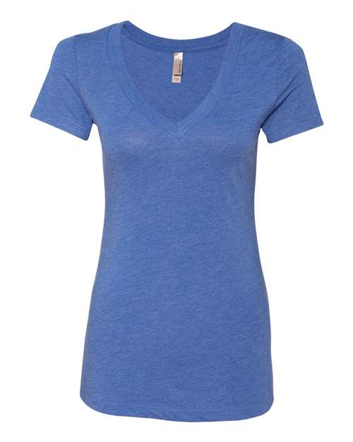Next Level Women’s Triblend Deep V-Neck T-Shirt