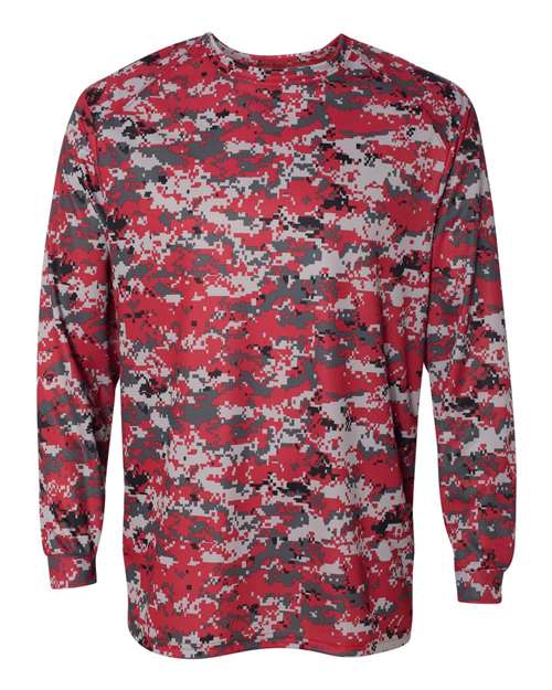 Badger Men's Digital Camo Long Sleeve T-Shirt