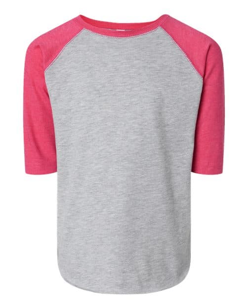 Rabbit Skins Toddler Baseball Fine Jersey Three-Quarter Sleeve Tee