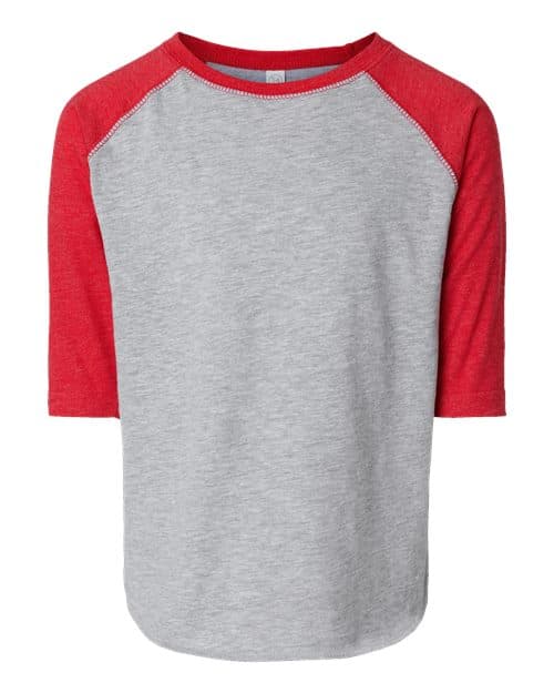 Rabbit Skins Toddler Baseball Fine Jersey Three-Quarter Sleeve Tee