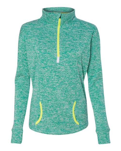J. America Women's Cosmic Fleece Quarter-Zip Pullover