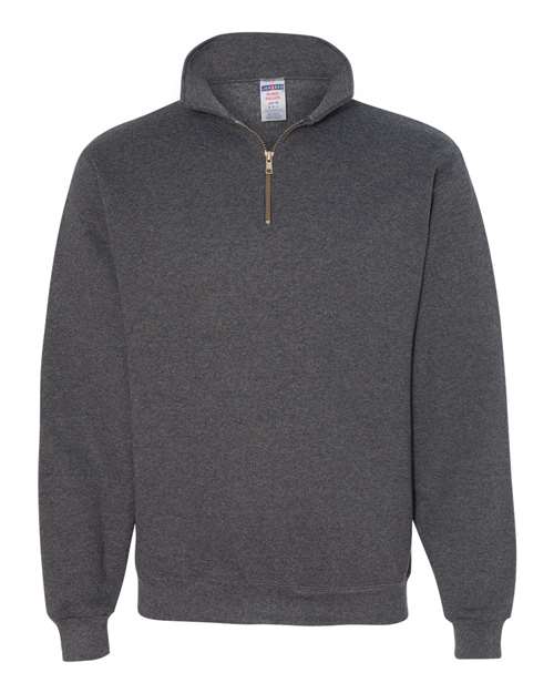 JERZEES Unisex Super Sweats NuBlend® Quarter-Zip Cadet Collar Sweatshirt