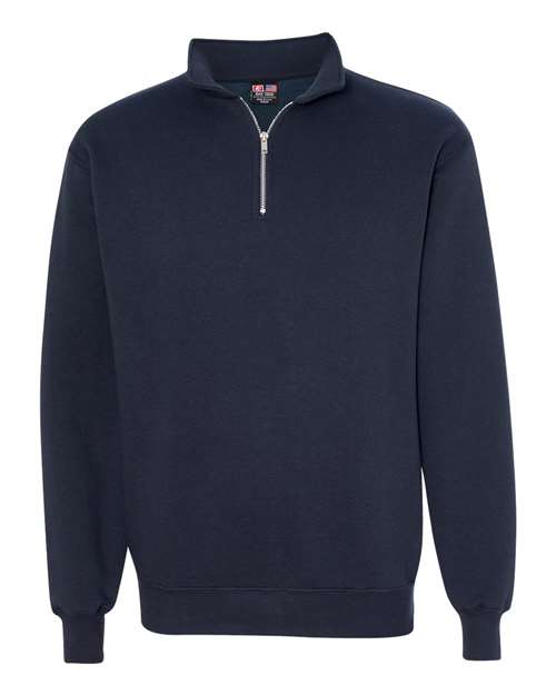 Bayside Unisex USA-Made Quarter-Zip Sweatshirt