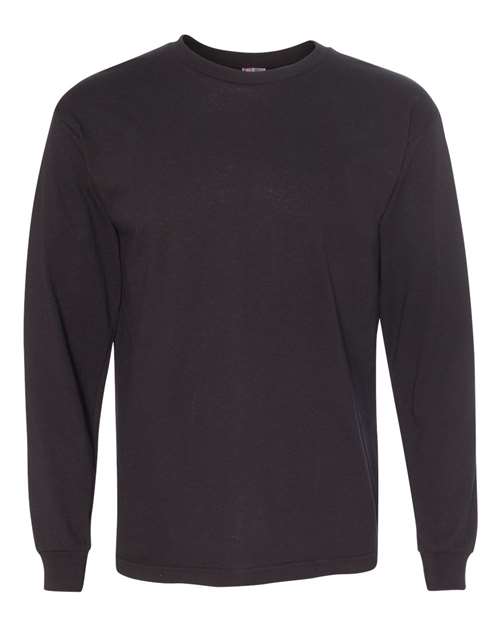 Bayside Unisex USA-Made Long Sleeve T-Shirt in Black