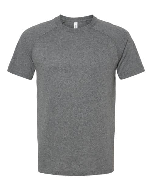 BELLA + CANVAS Men's Heather CVC Raglan Tee
