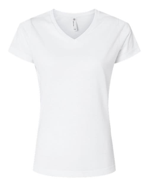 SubliVie Women's Polyester Sublimation V-Neck Tee