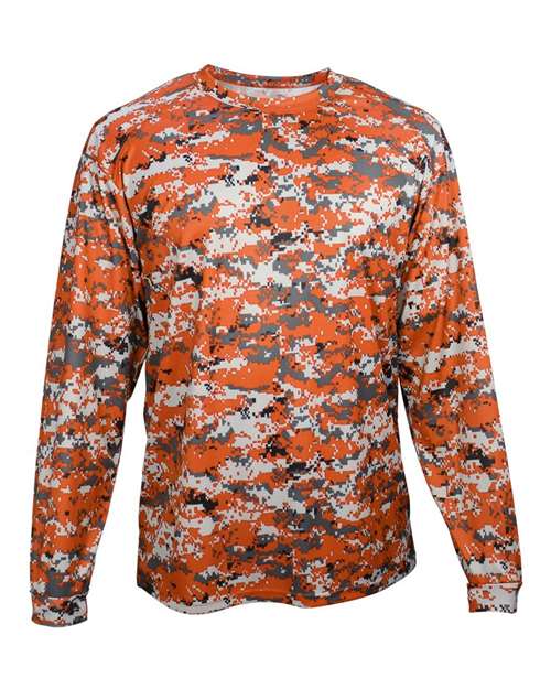Badger Men's Digital Camo Long Sleeve T-Shirt
