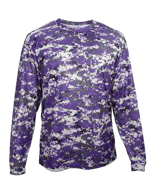 Badger Men's Digital Camo Long Sleeve T-Shirt